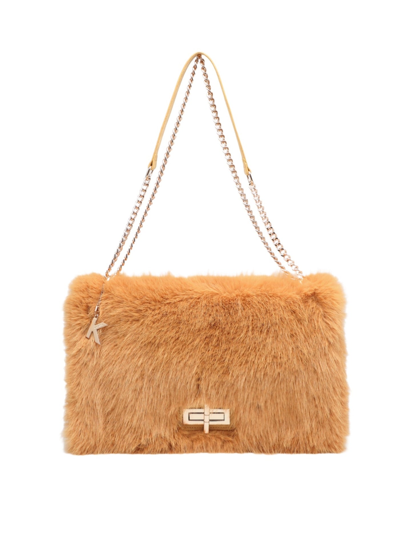 Borsa a Mano in Poliestere 100% Giallo