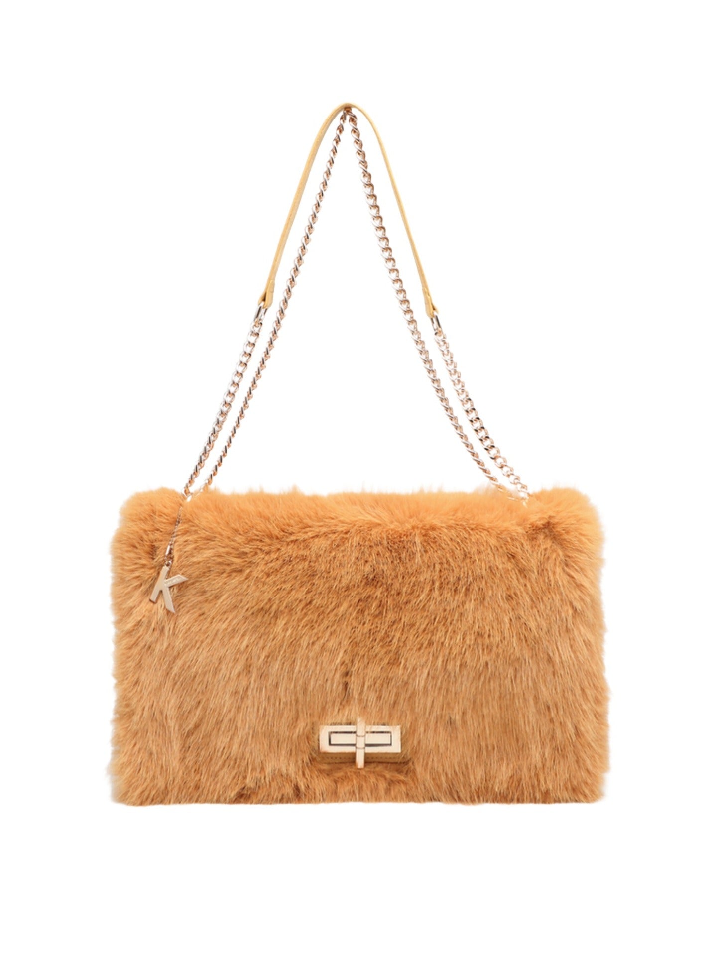 Borsa a Mano in Poliestere 100% Giallo