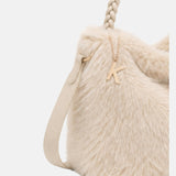 Borsa a Mano in Poliestere 100% Beige