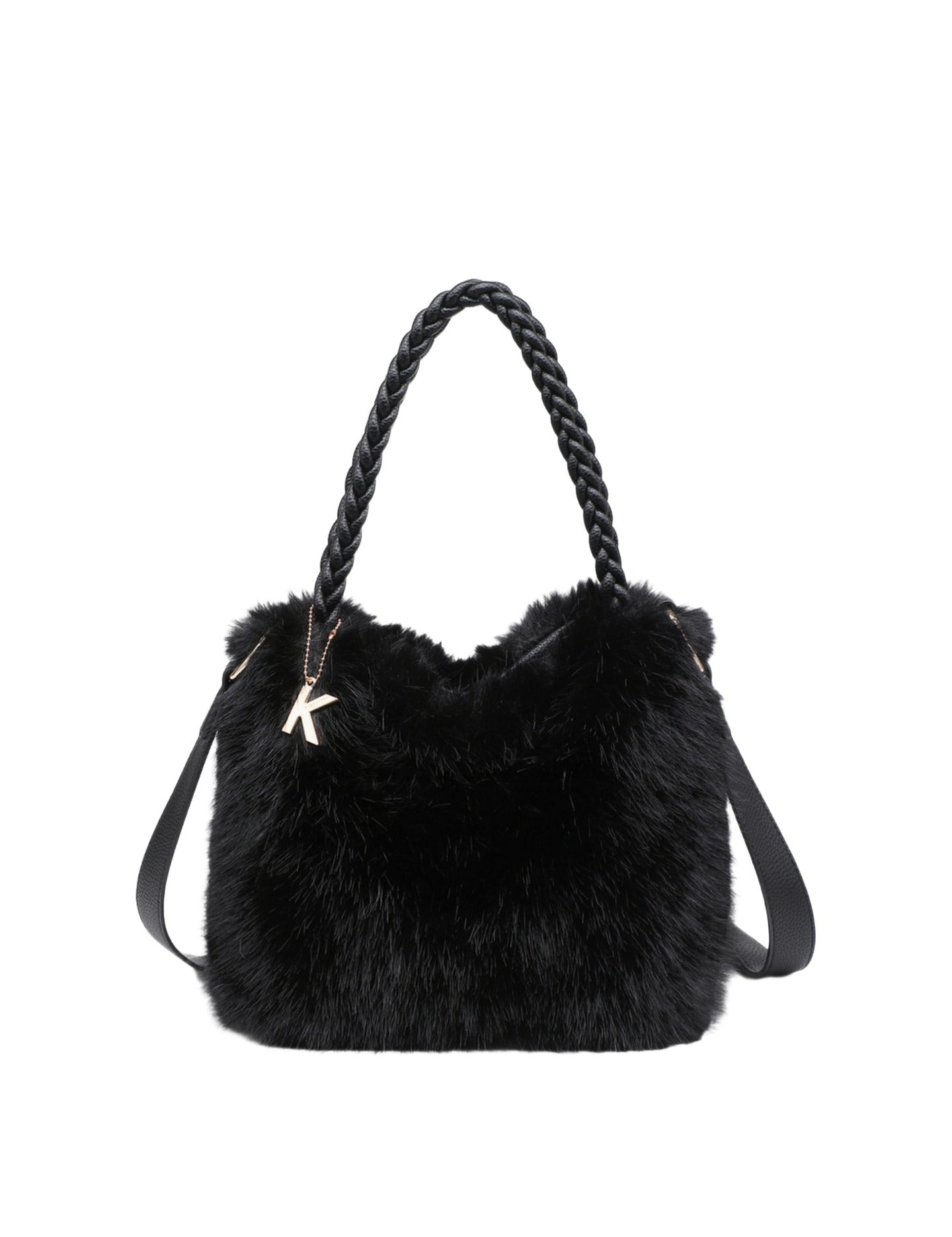 Borsa a Mano in Poliestere 100% Nero