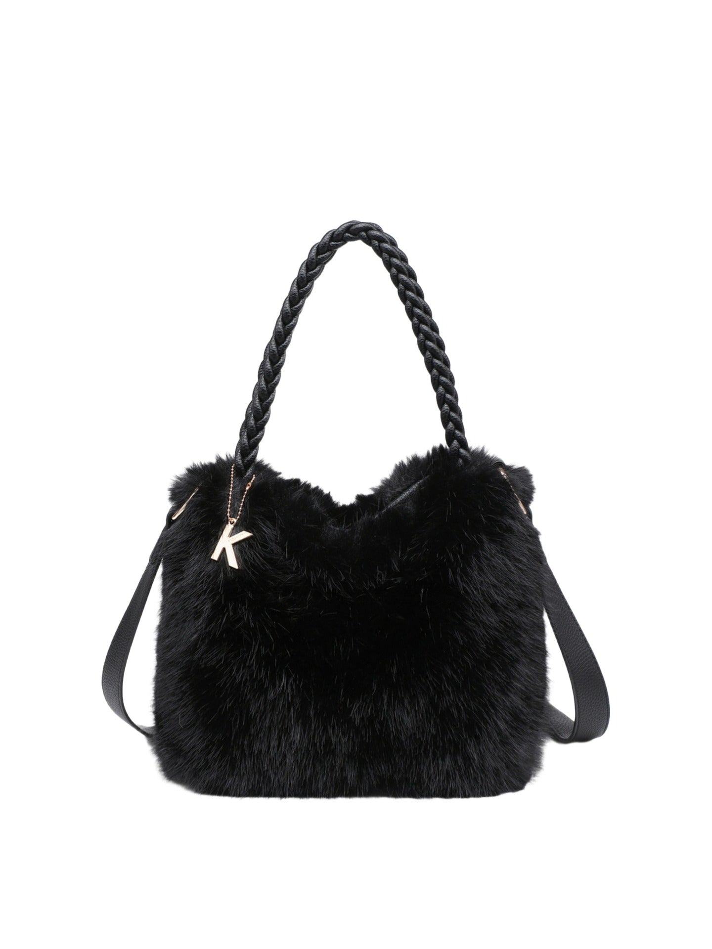 Borsa a Mano in Poliestere 100% Nero