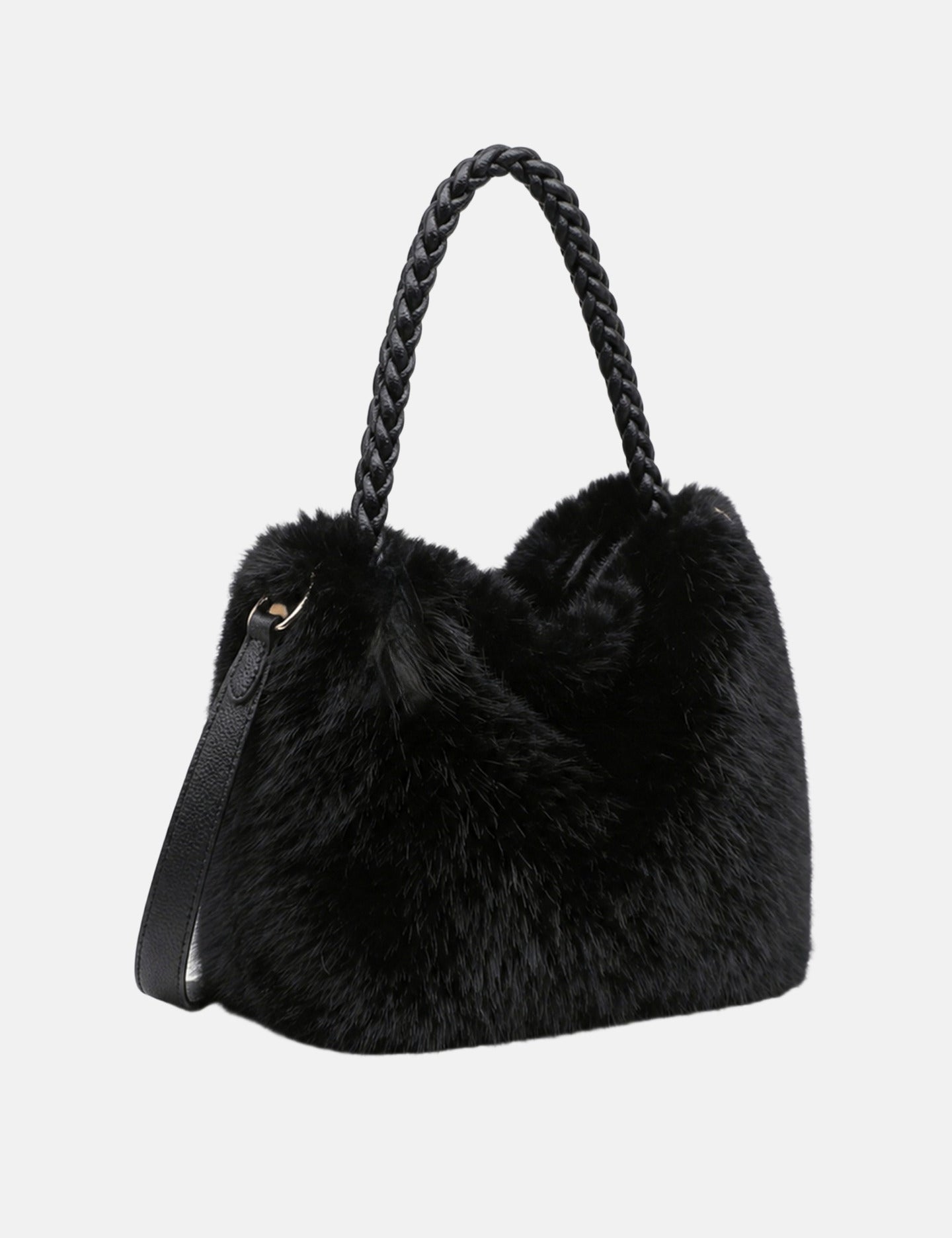 Borsa a Mano in Poliestere 100% Nero
