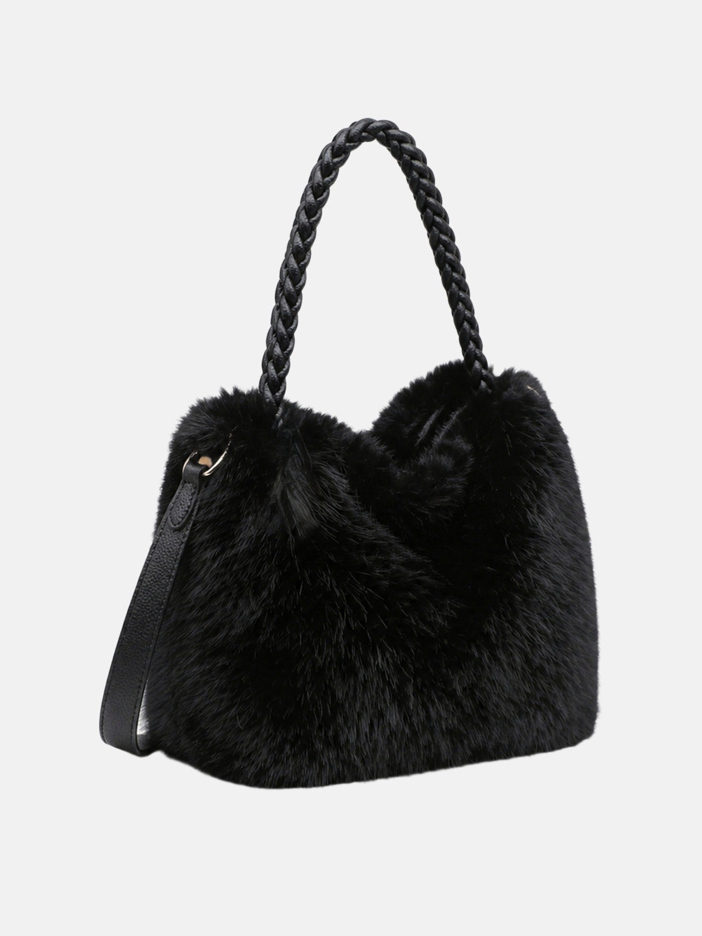 Borsa a Mano in Poliestere 100% Nero