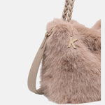 Borsa a Mano in Poliestere 100% Cammello