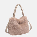 Borsa a Mano in Poliestere 100% Cammello