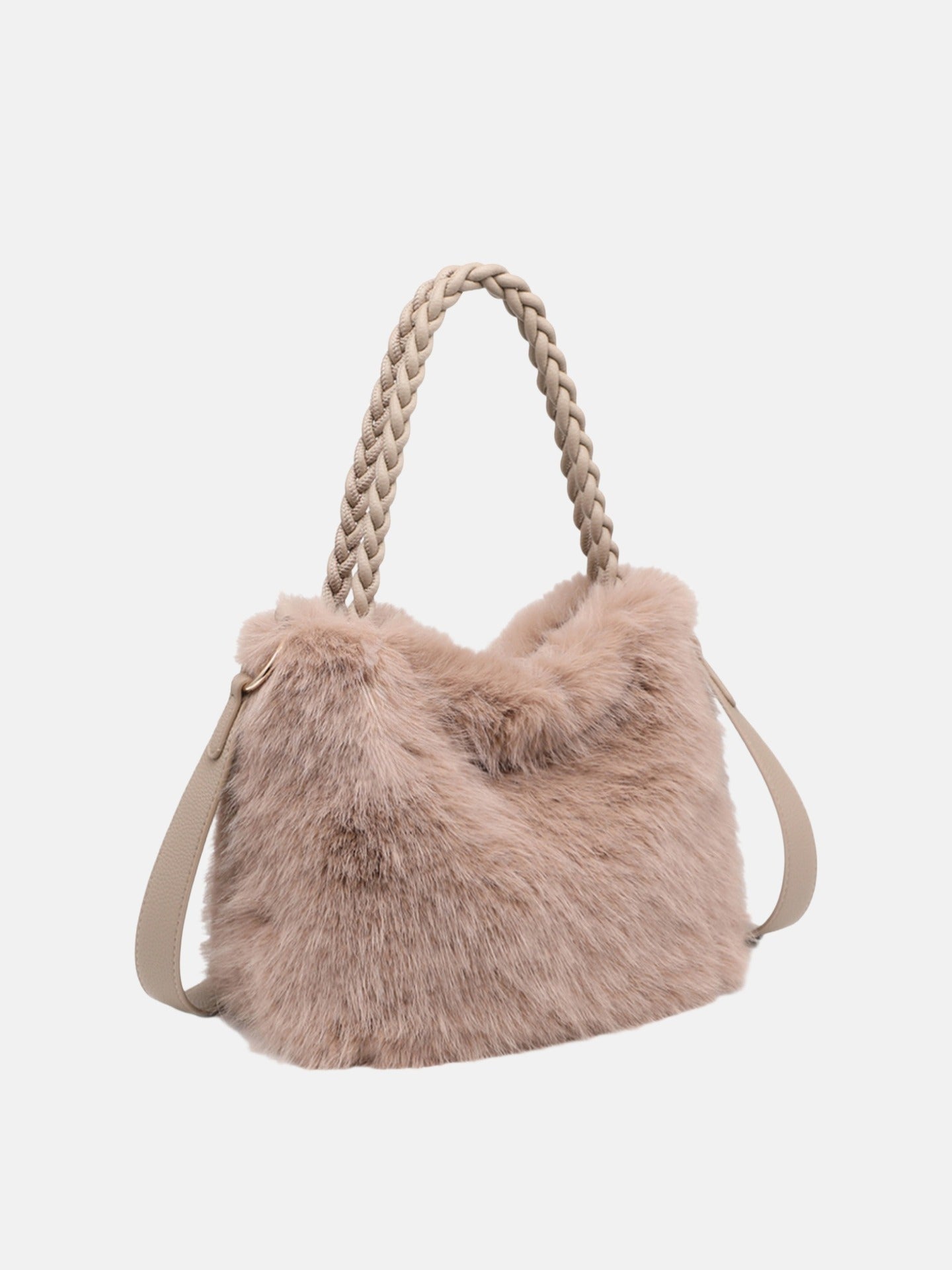 Borsa a Mano in Poliestere 100% Cammello