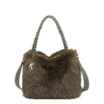 Borsa a Mano in Poliestere 100% Verde
