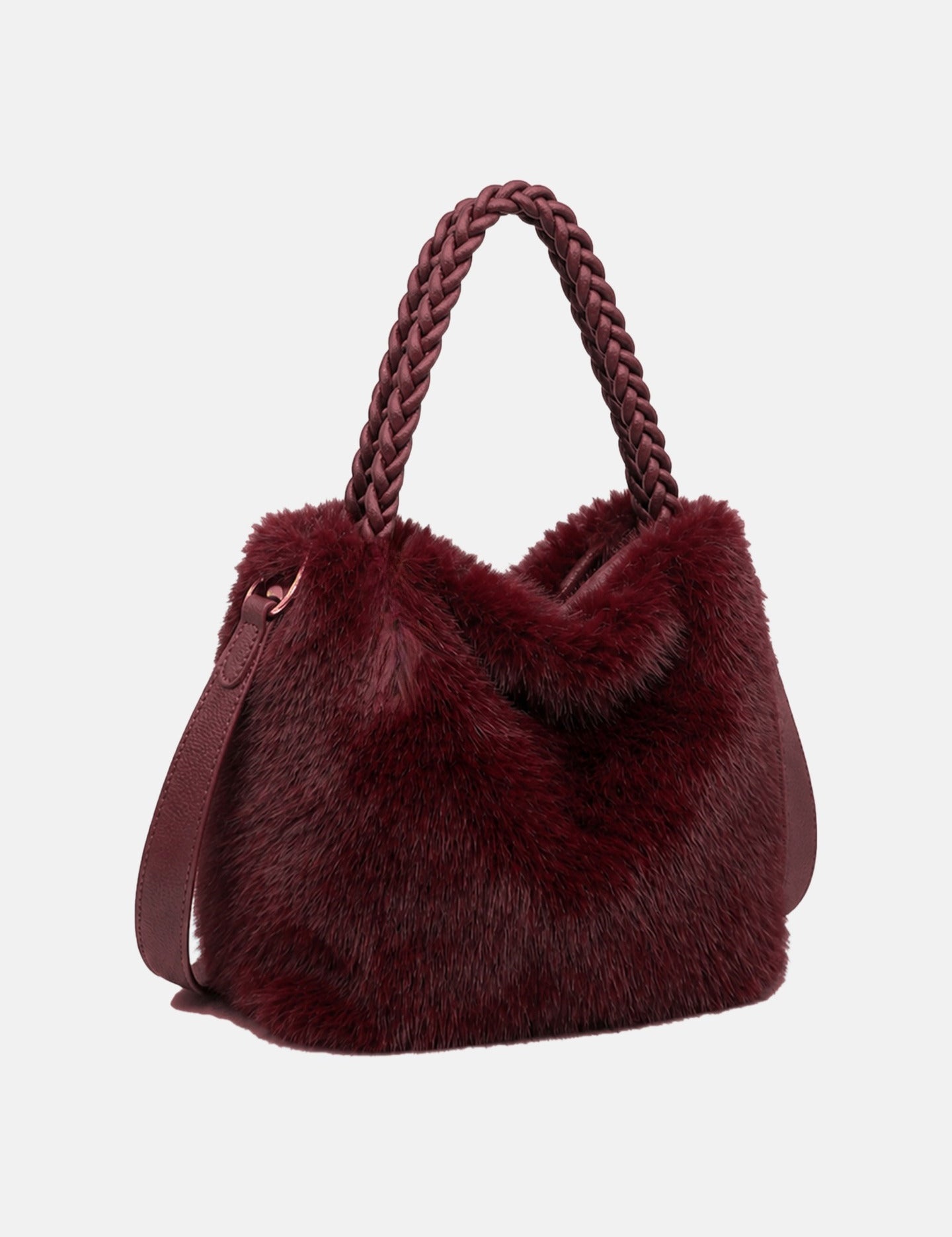 Borsa a Mano in Poliestere 100% Bordeaux