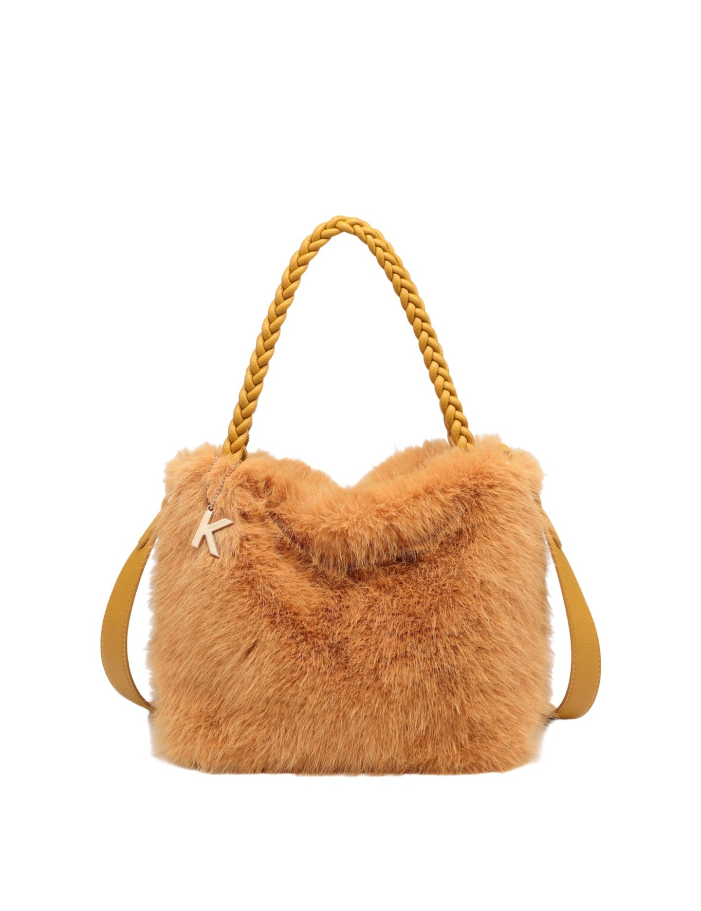 Borsa a Mano in Poliestere 100% Giallo