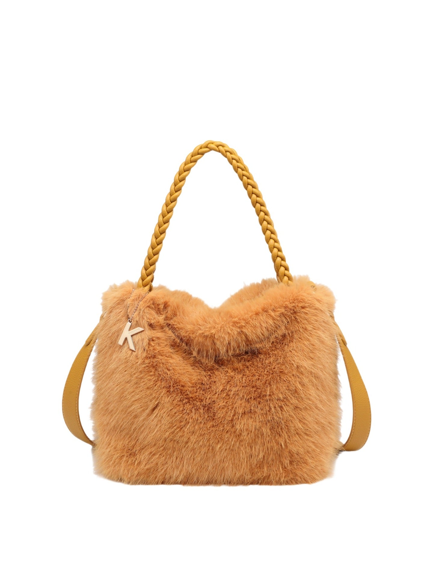Borsa a Mano in Poliestere 100% Giallo