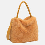 Borsa a Mano in Poliestere 100% Giallo