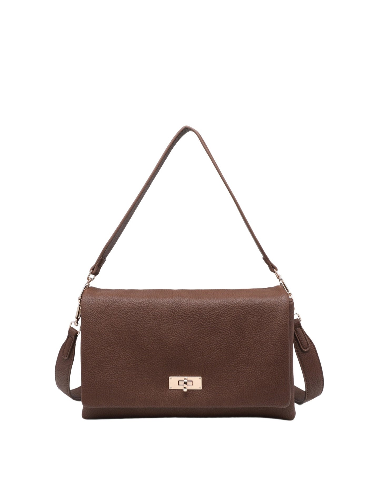 Borsa a Mano in Poliestere 100% Marrone