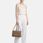 Borsa a Mano in Poliestere 100% Cammello