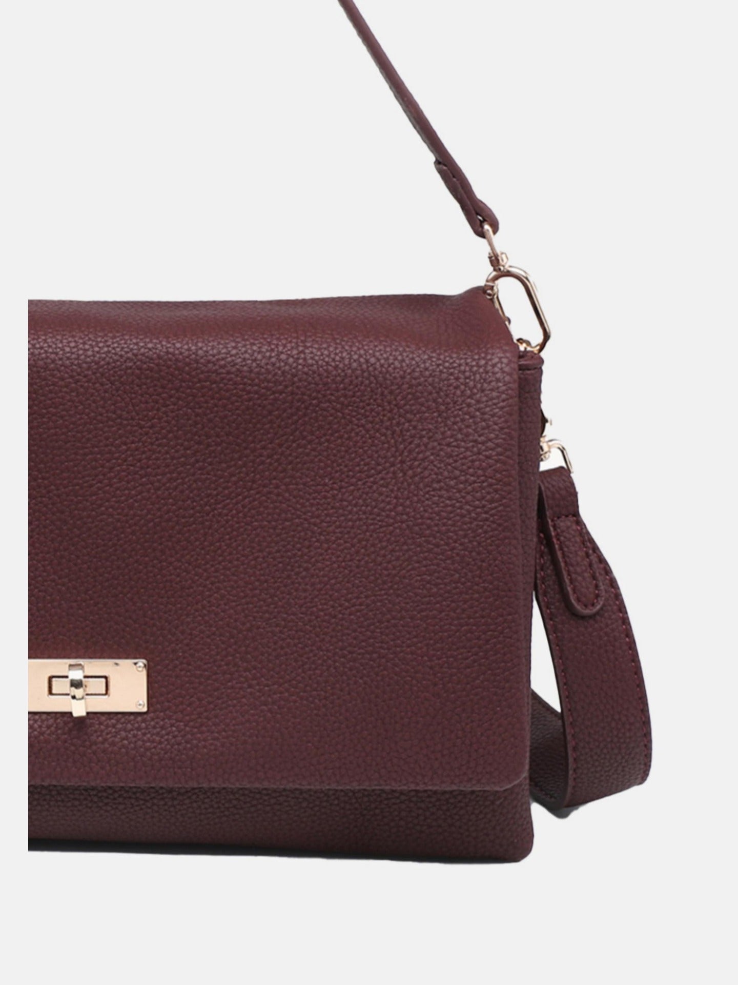 Borsa a Mano in Poliestere 100% Bordeaux