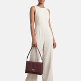 Borsa a Mano in Poliestere 100% Bordeaux