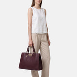 Borsa a Mano in Poliestere 100% Bordeaux