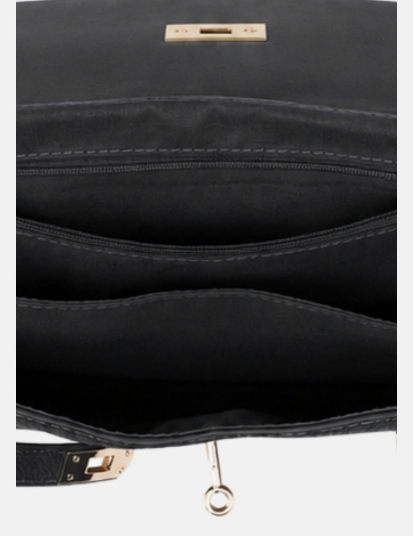 Borsa a Mano in Poliestere 100% Nero