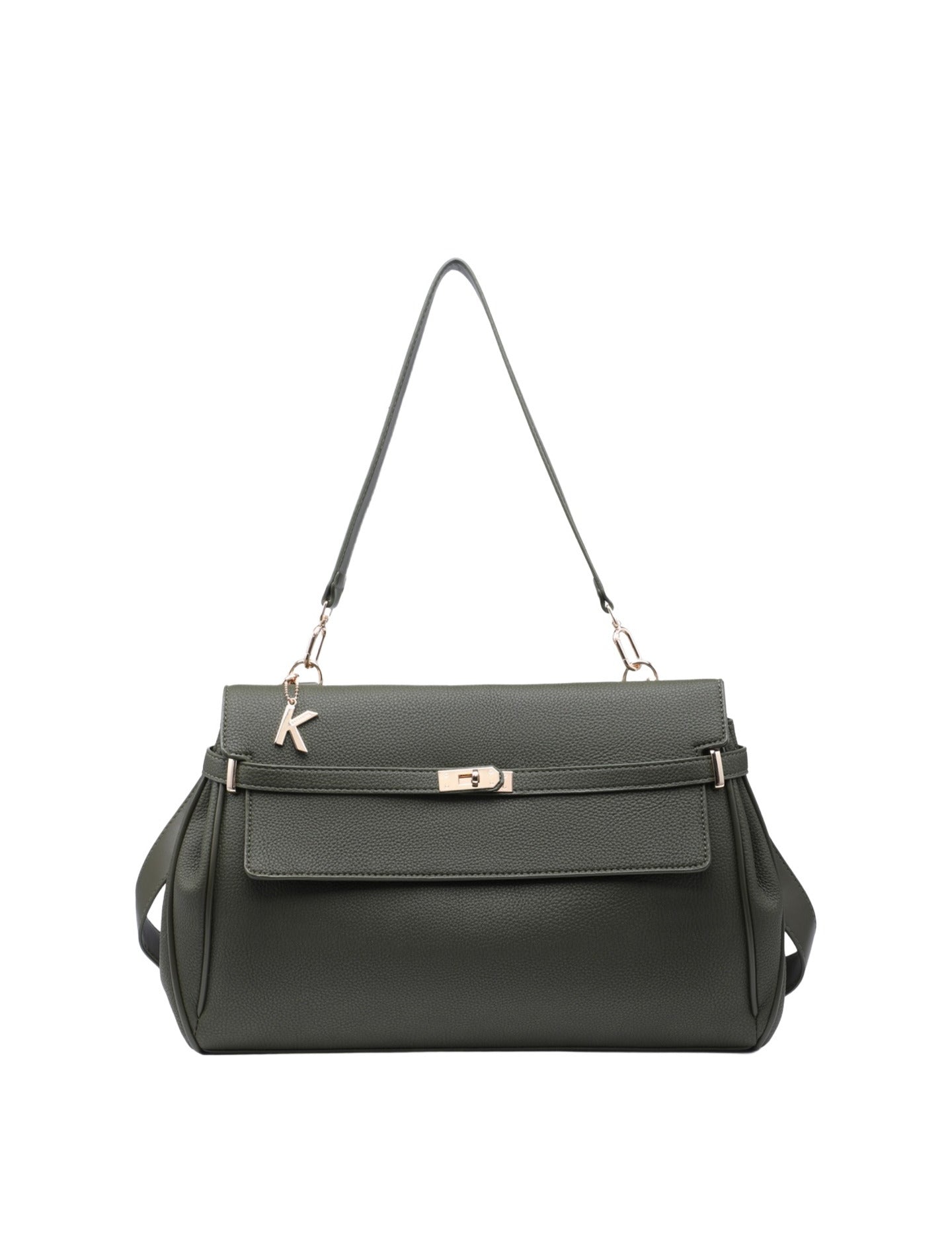 Borsa a Mano in Poliestere 100% Verde