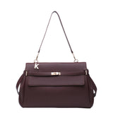 Borsa a Mano in Poliestere 100% Bordeaux