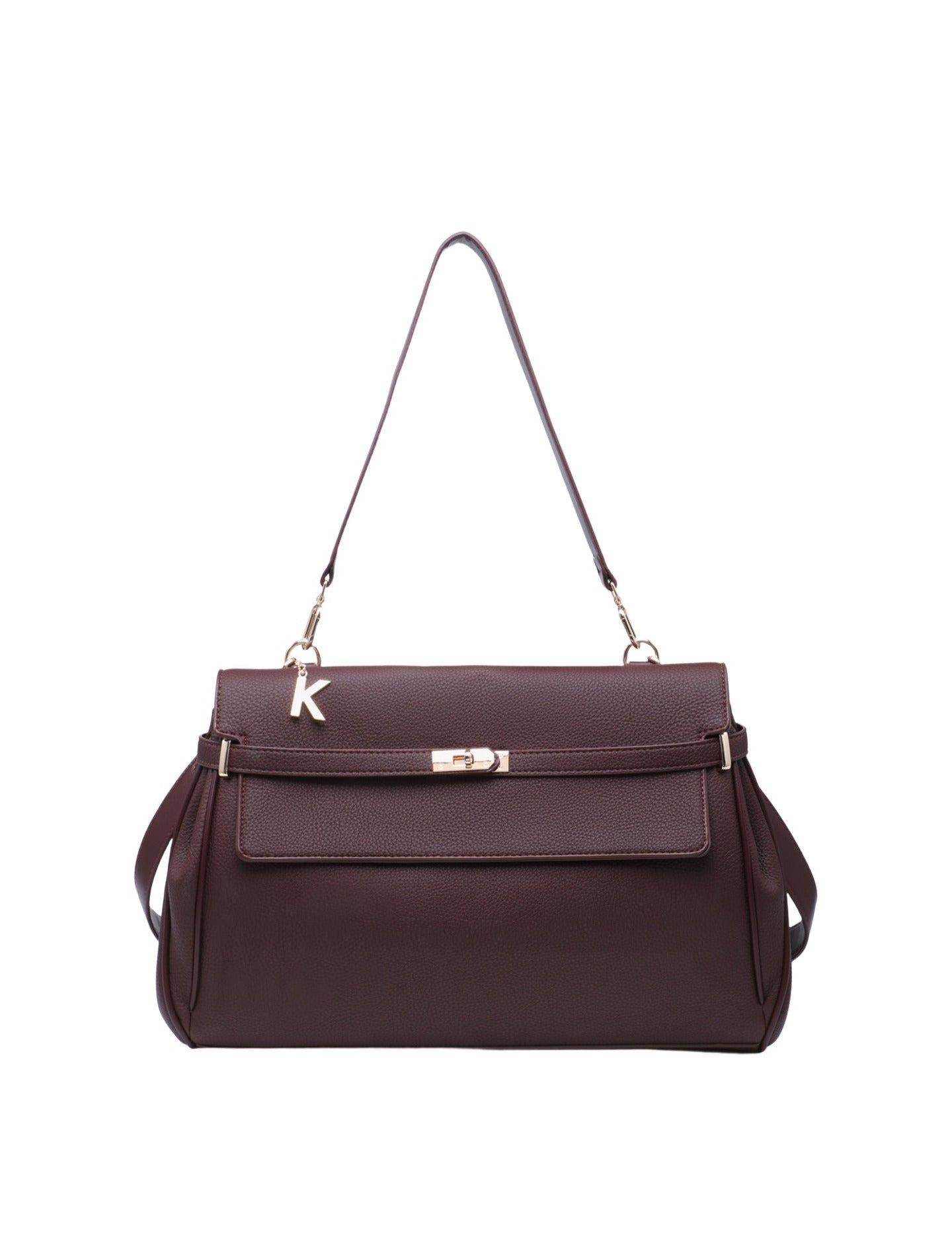 Borsa a Mano in Poliestere 100% Bordeaux
