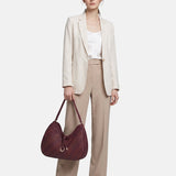 Borsa a Mano in Poliestere 100% Bordeaux