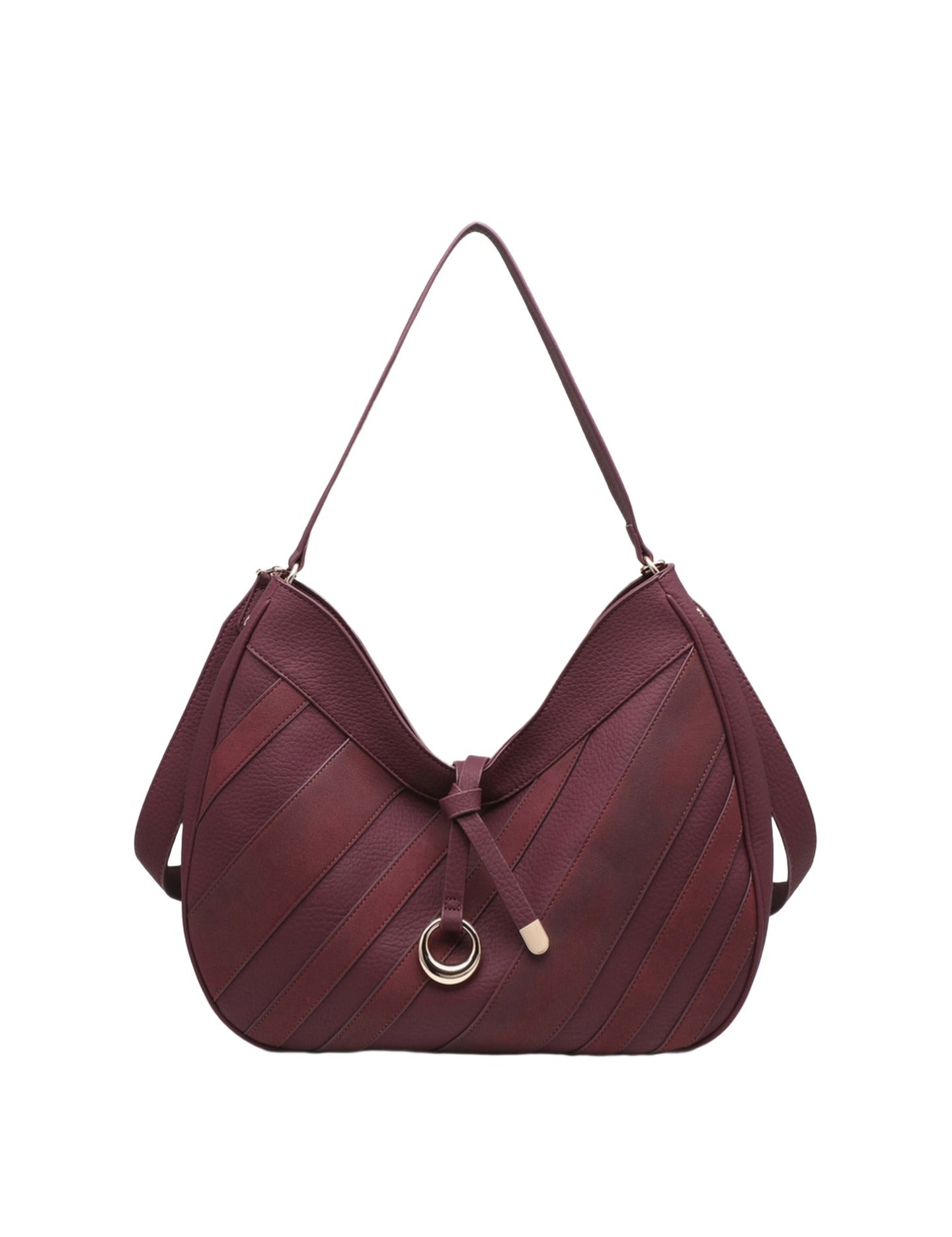 Borsa a Mano in Poliestere 100% Bordeaux