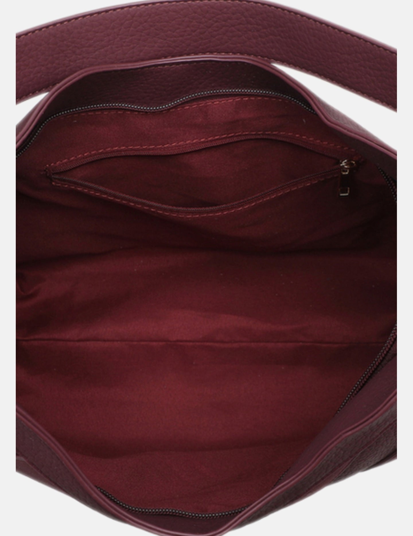 Borsa a Mano in Poliestere 100% Bordeaux