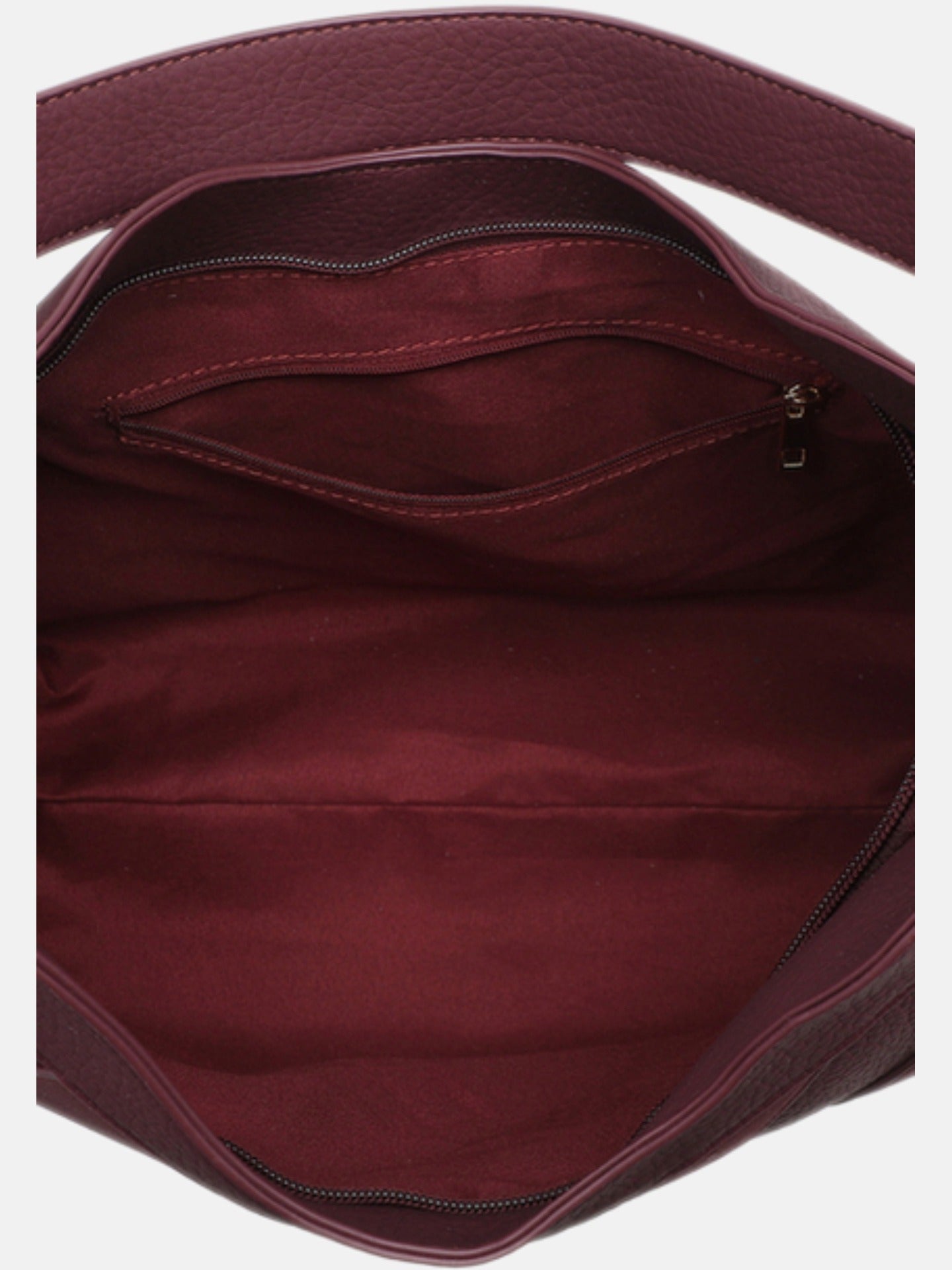 Borsa a Mano in Poliestere 100% Bordeaux