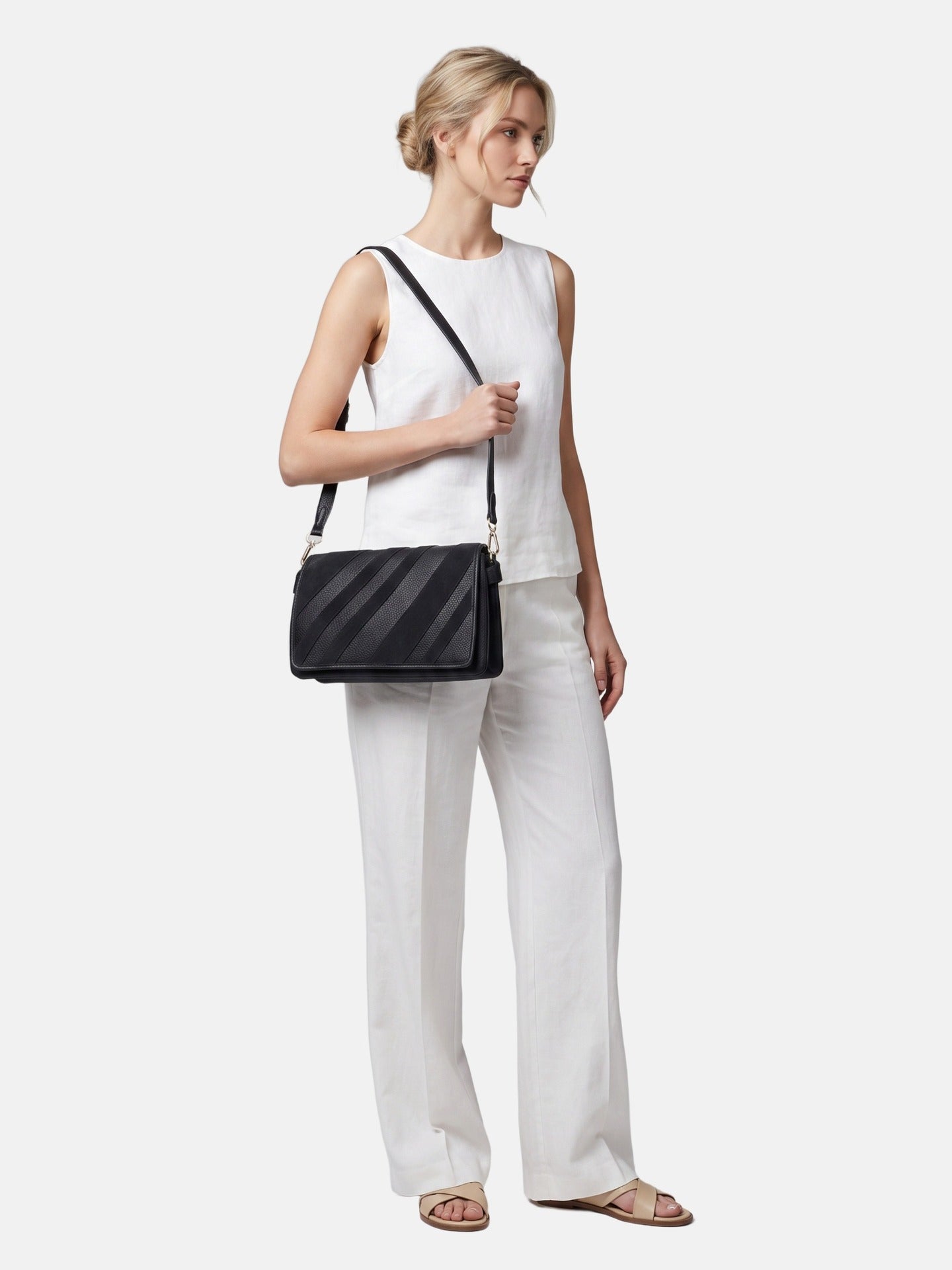 Borsa a Mano in Poliestere 100% Nero