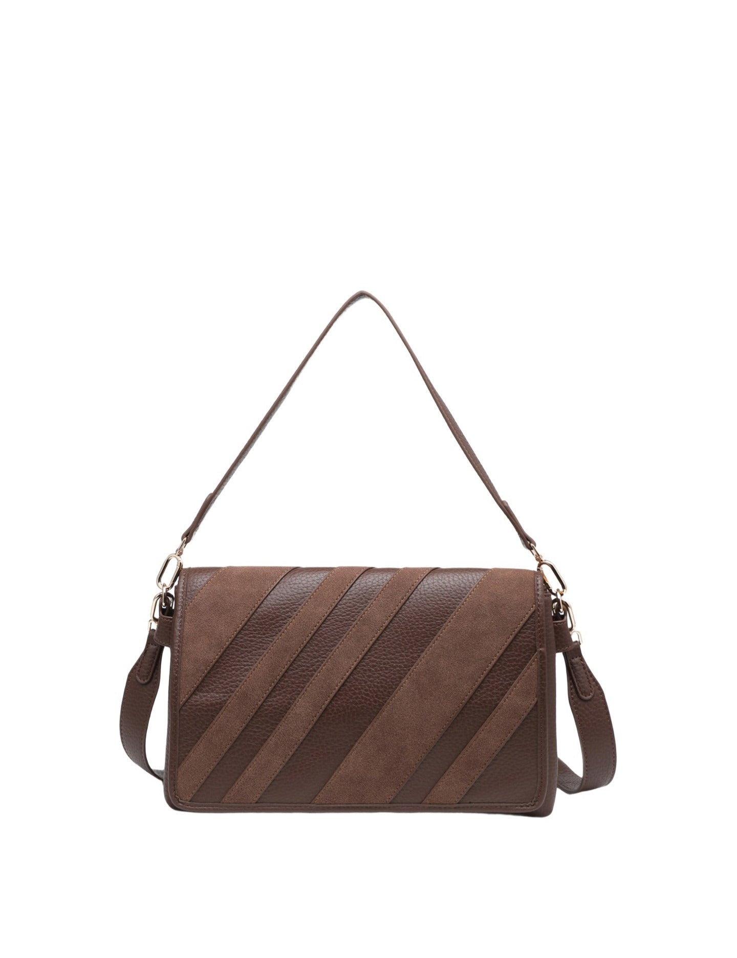 Borsa a Mano in Poliestere 100% Marrone