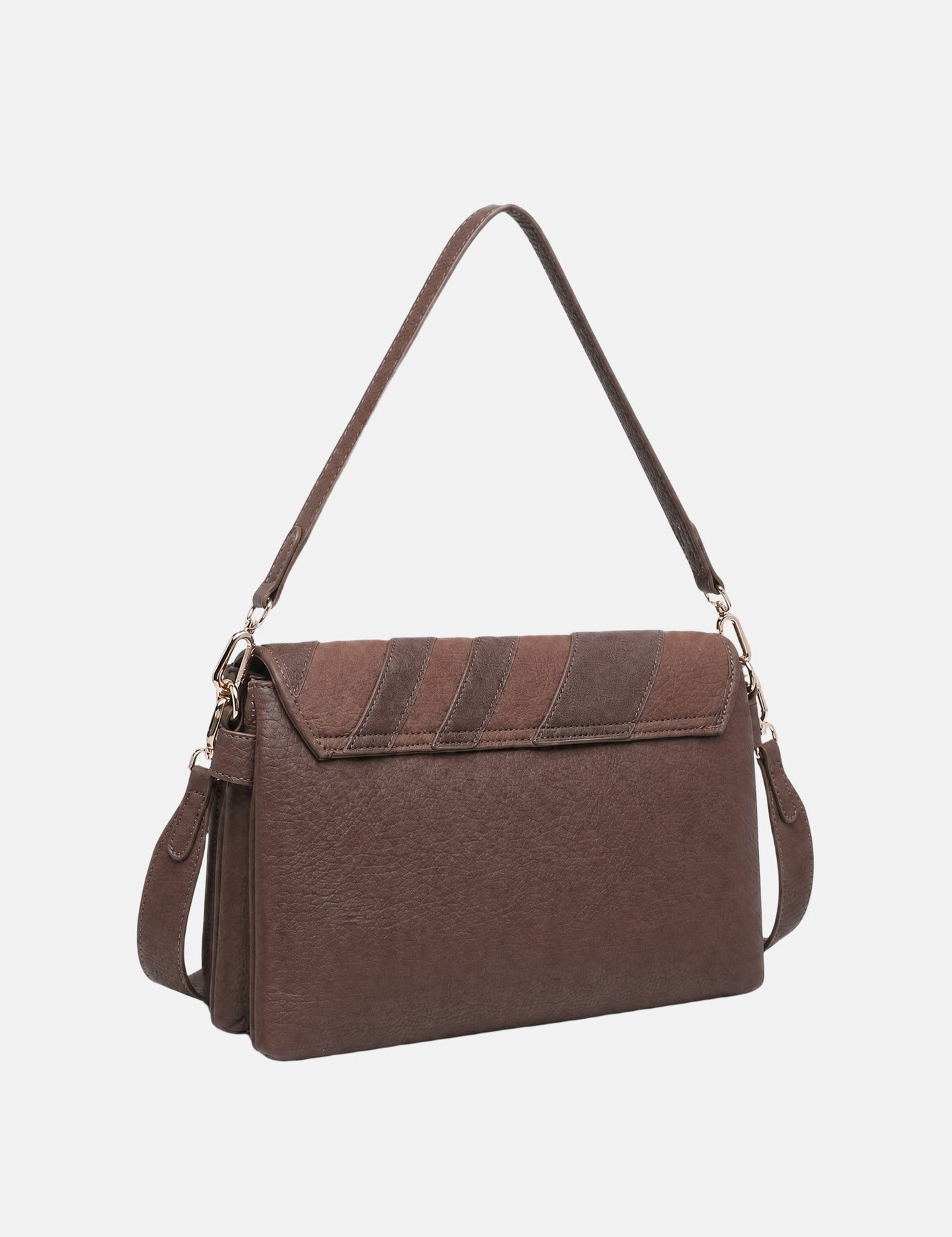 Borsa a Mano in Poliestere 100% Marrone