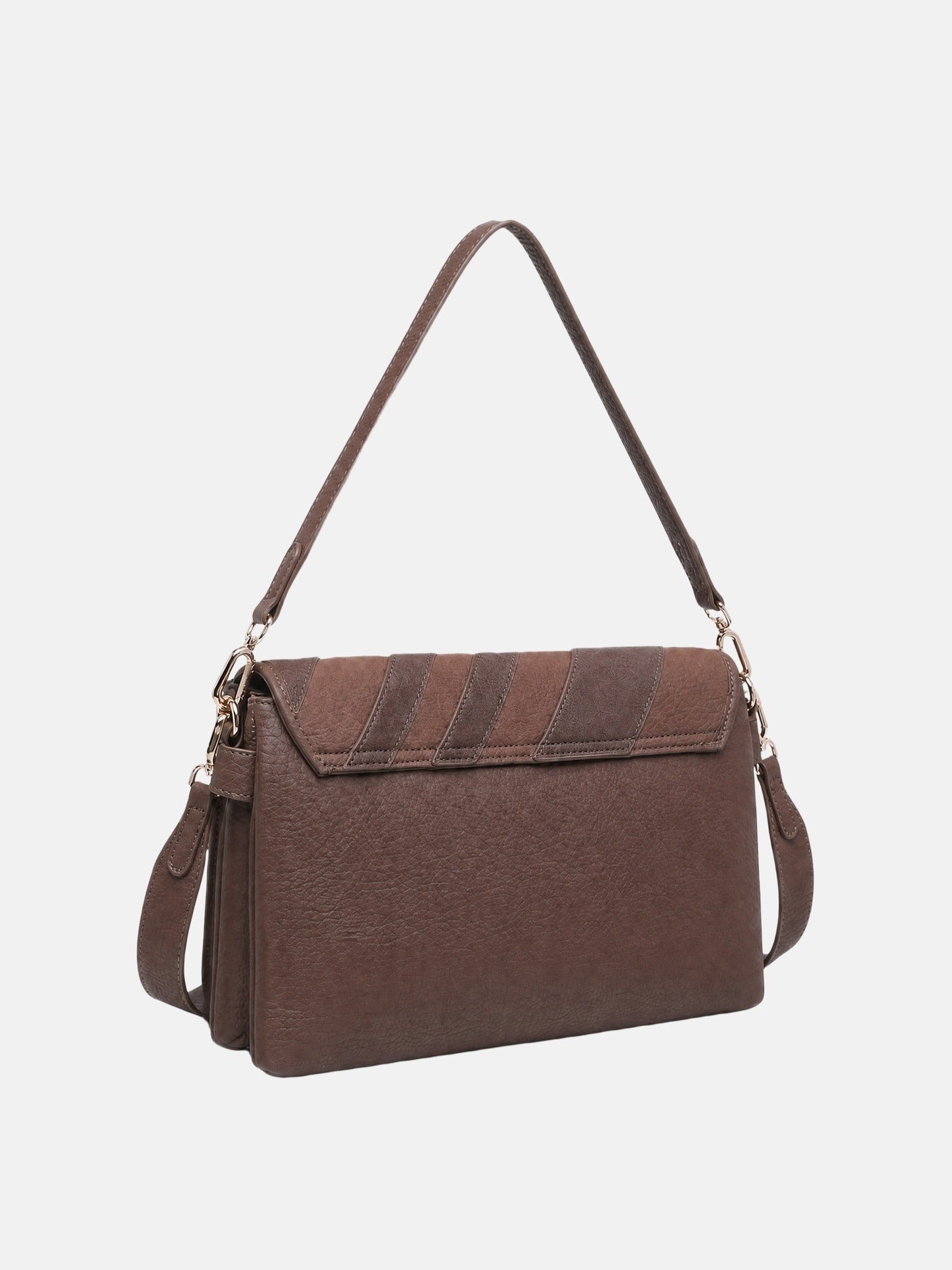 Borsa a Mano in Poliestere 100% Marrone