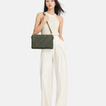 Borsa a Mano in Poliestere 100% Verde