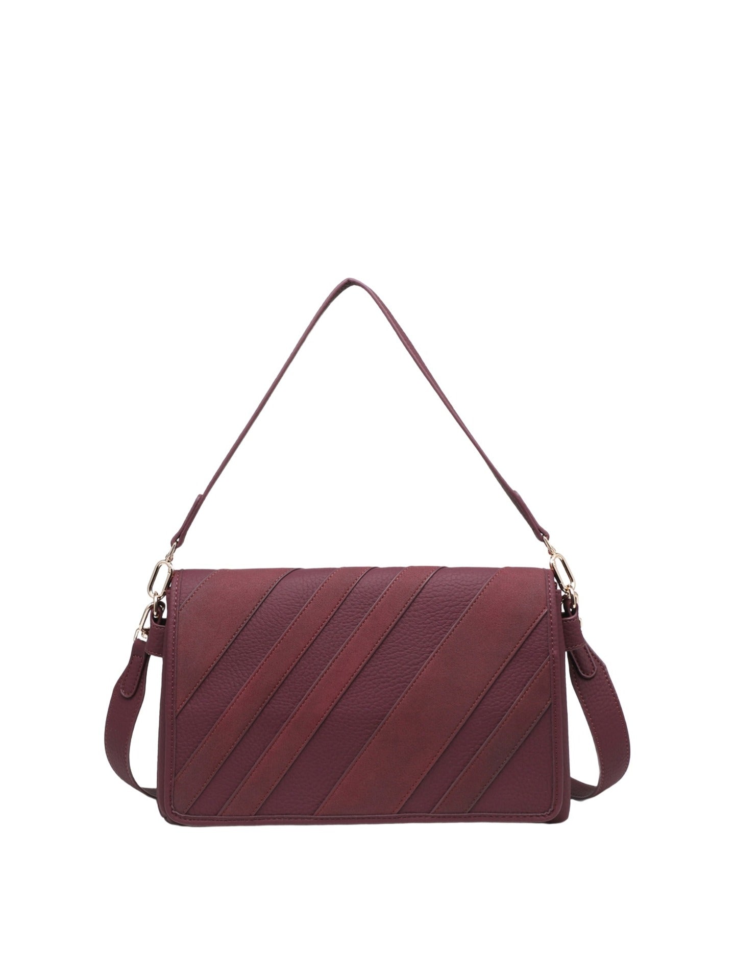 Borsa a Mano in Poliestere 100% Bordeaux