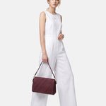 Borsa a Mano in Poliestere 100% Bordeaux