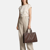 Borsa a Mano in Poliestere 100% Marrone