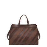 Borsa a Mano in Poliestere 100% Marrone