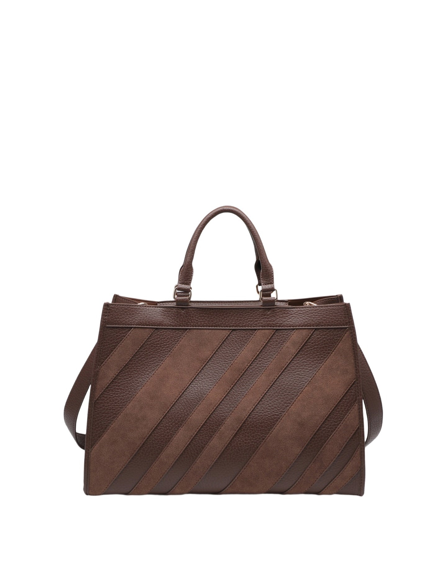 Borsa a Mano in Poliestere 100% Marrone