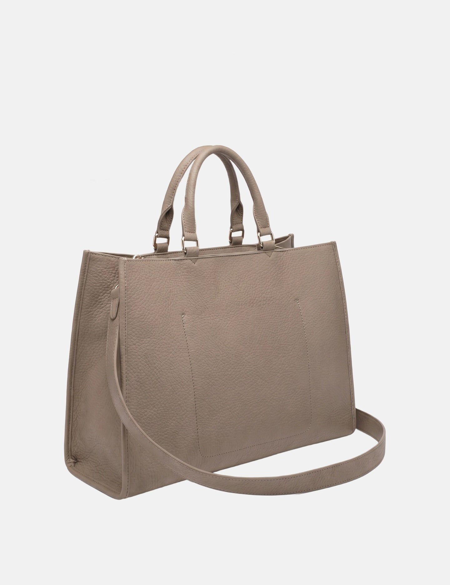 Borsa a Mano in Poliestere 100% Cammello