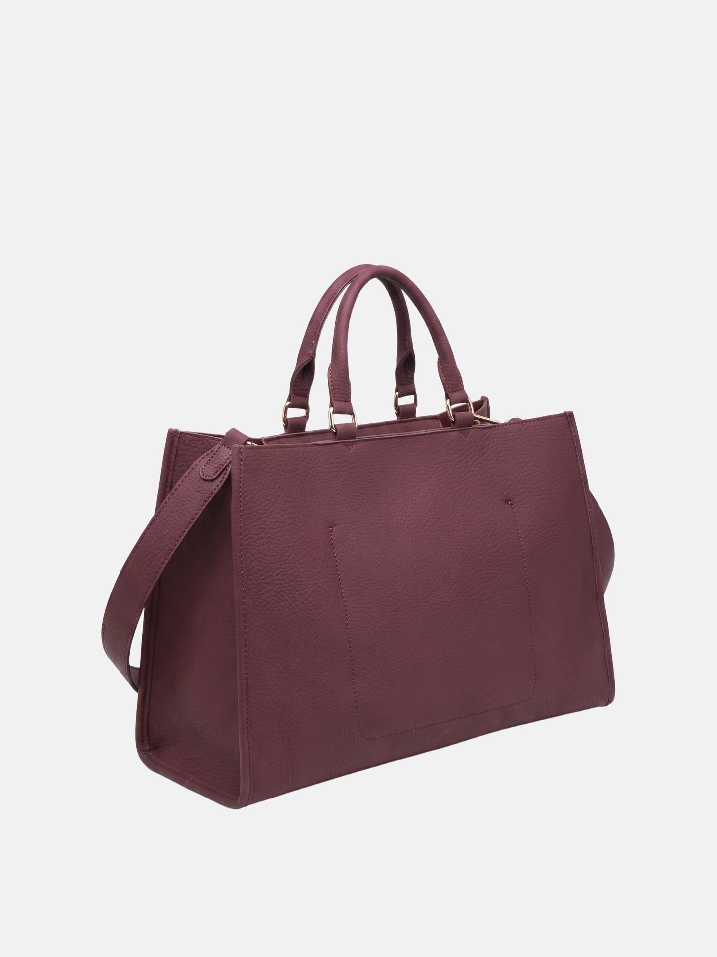 Borsa a Mano in Poliestere 100% Bordeaux