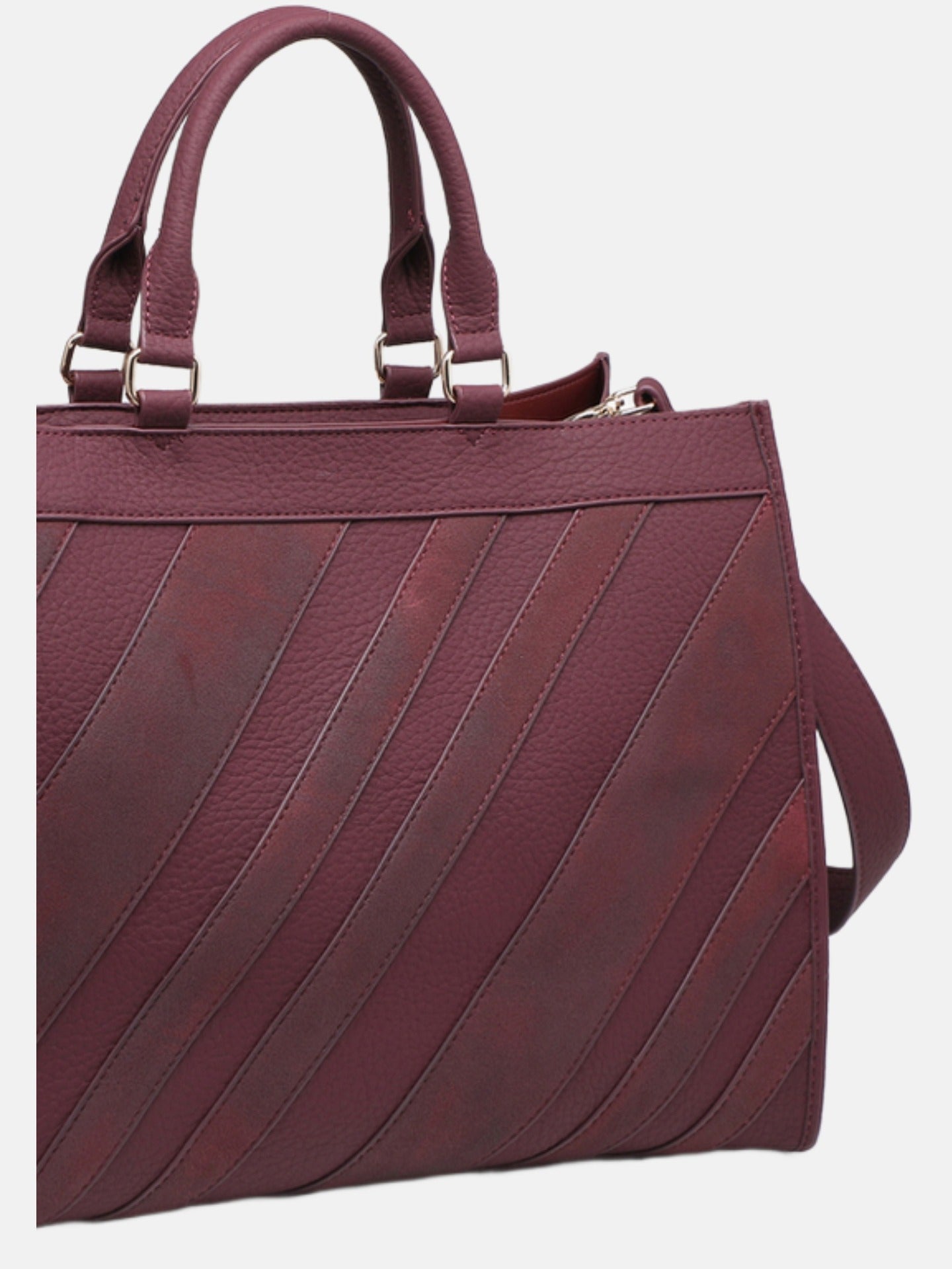Borsa a Mano in Poliestere 100% Bordeaux