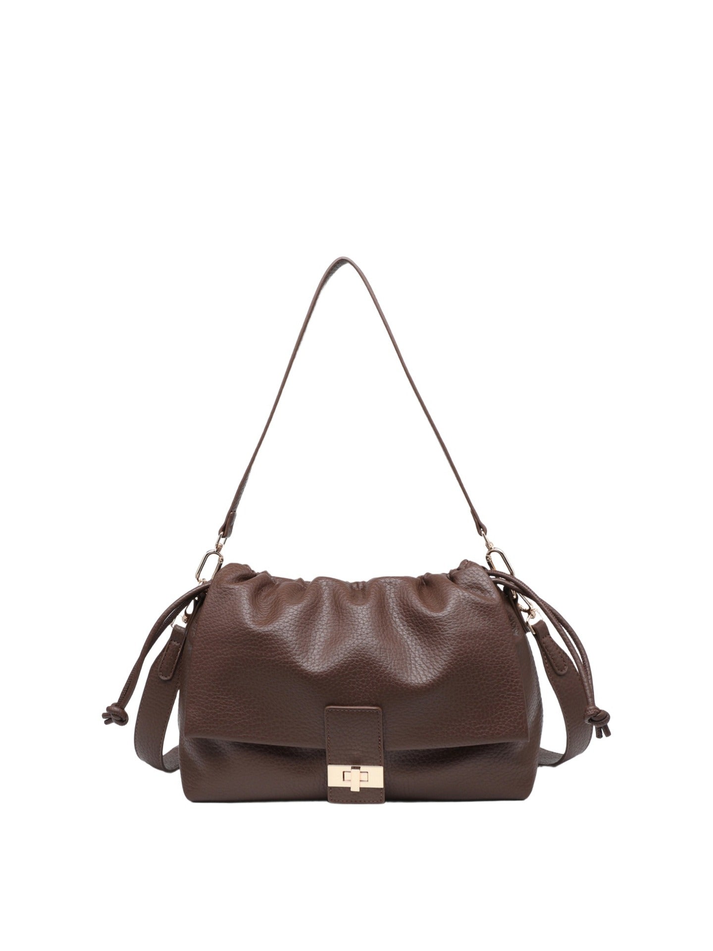 Borsa a Mano in Poliestere 100% Marrone