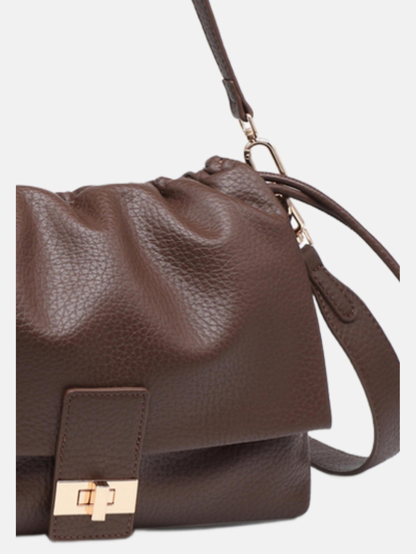 Borsa a Mano in Poliestere 100% Marrone