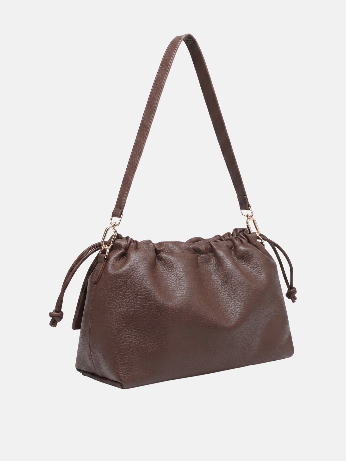 Borsa a Mano in Poliestere 100% Marrone