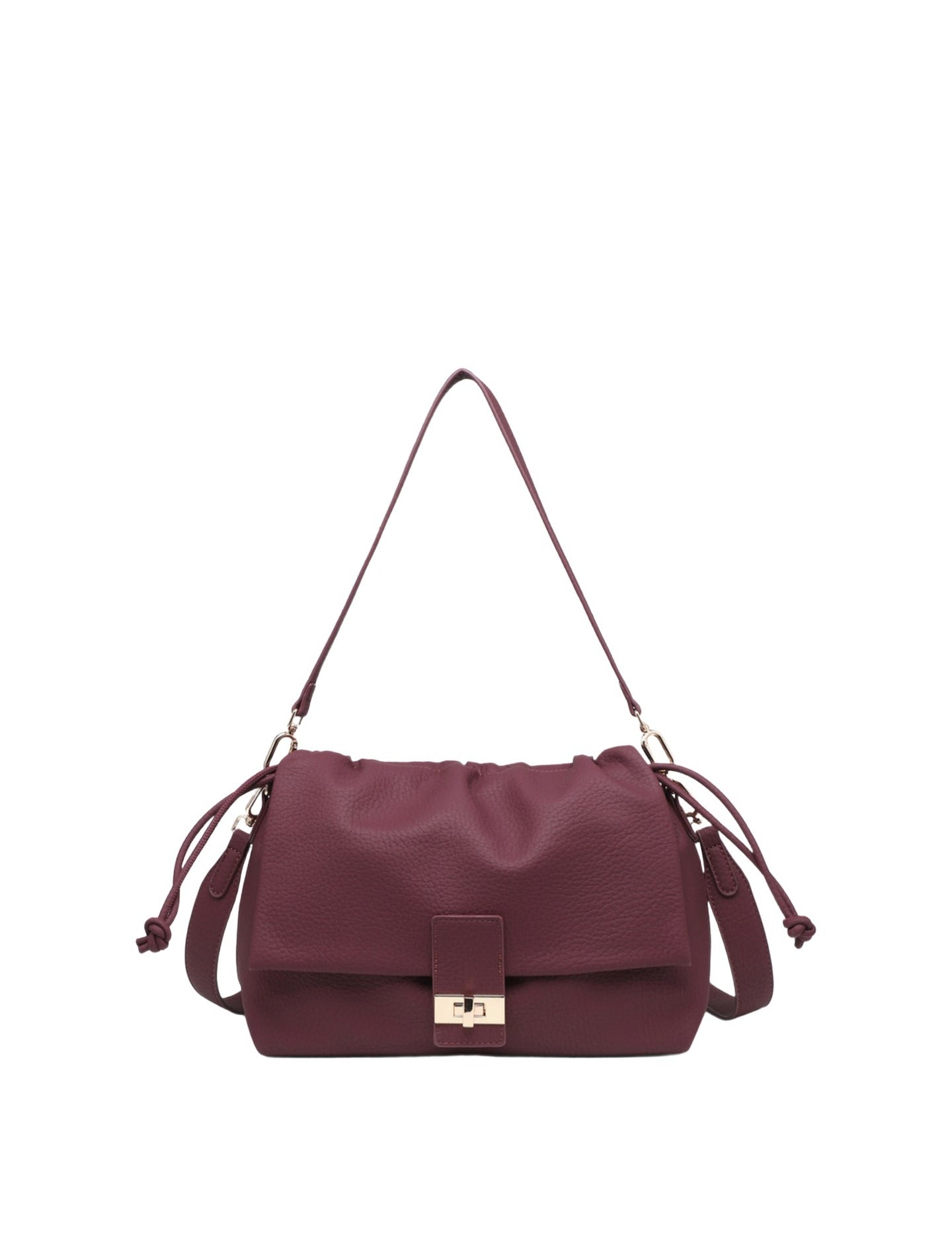 Borsa a Mano in Poliestere 100% Bordeaux