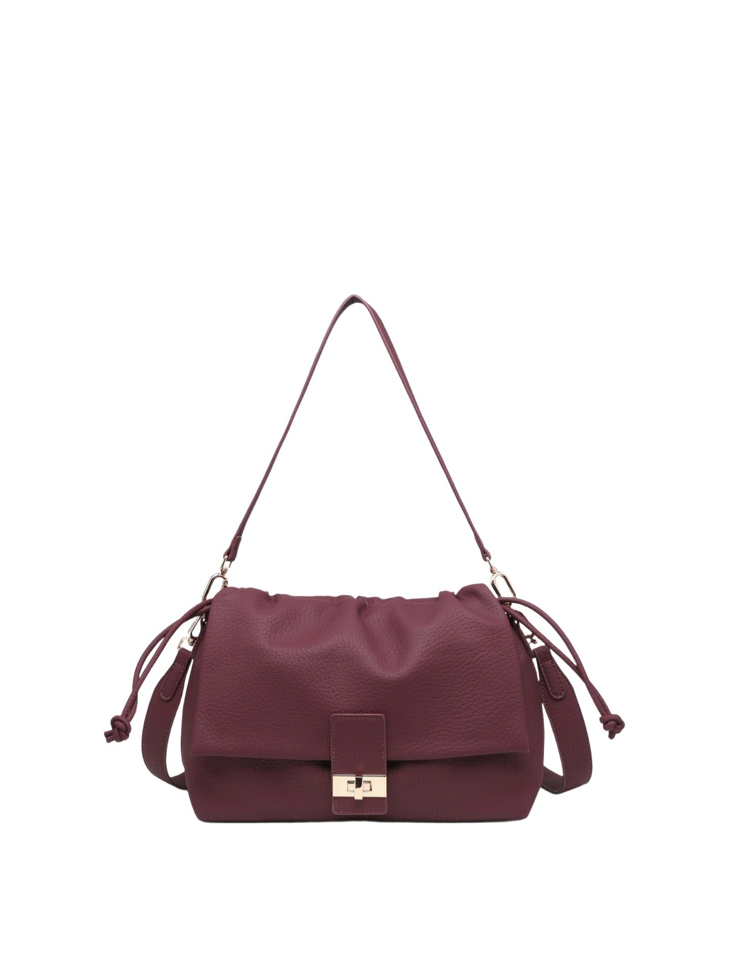 Borsa a Mano in Poliestere 100% Bordeaux