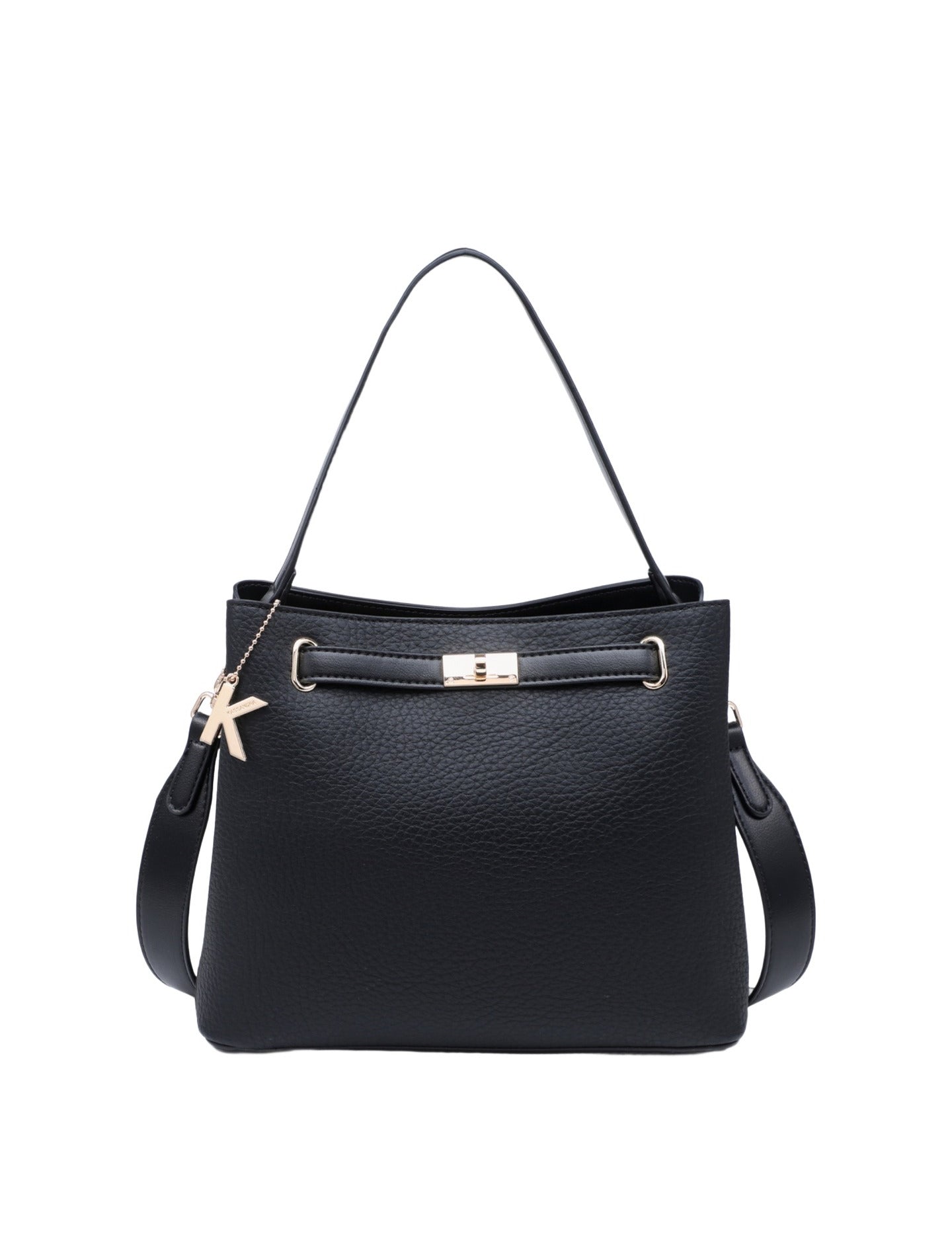 Borsa a Mano in Poliestere 100% Nero