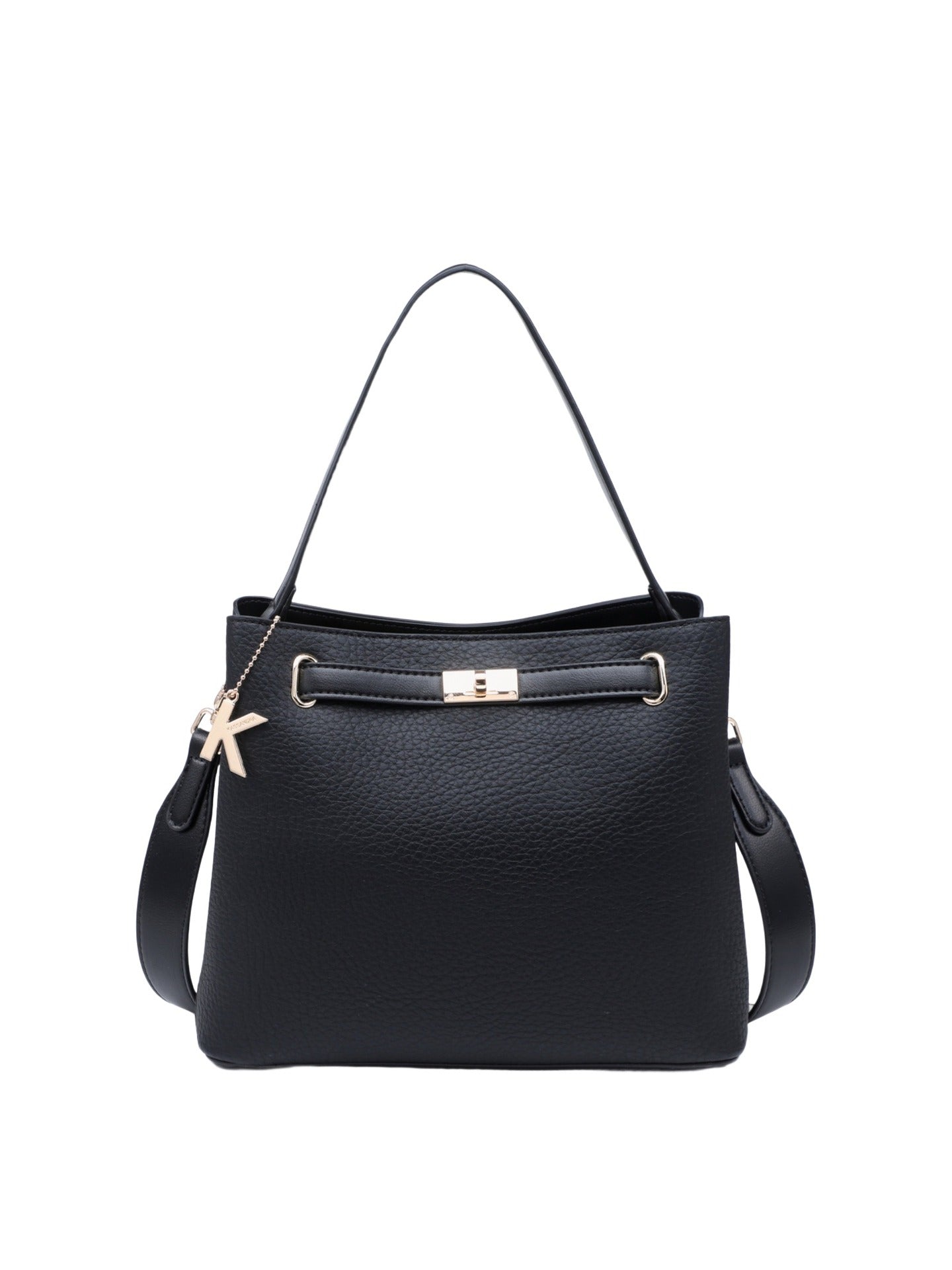 Borsa a Mano in Poliestere 100% Nero