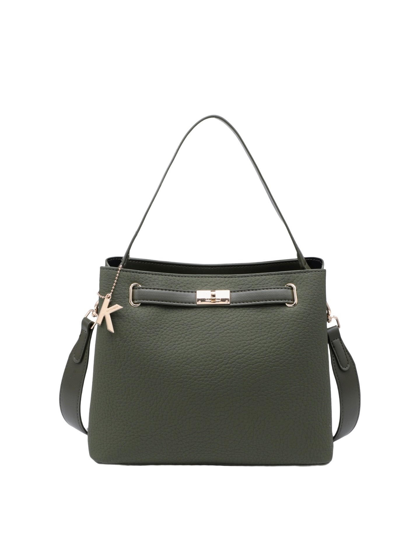 Borsa a Mano in Poliestere 100% Verde