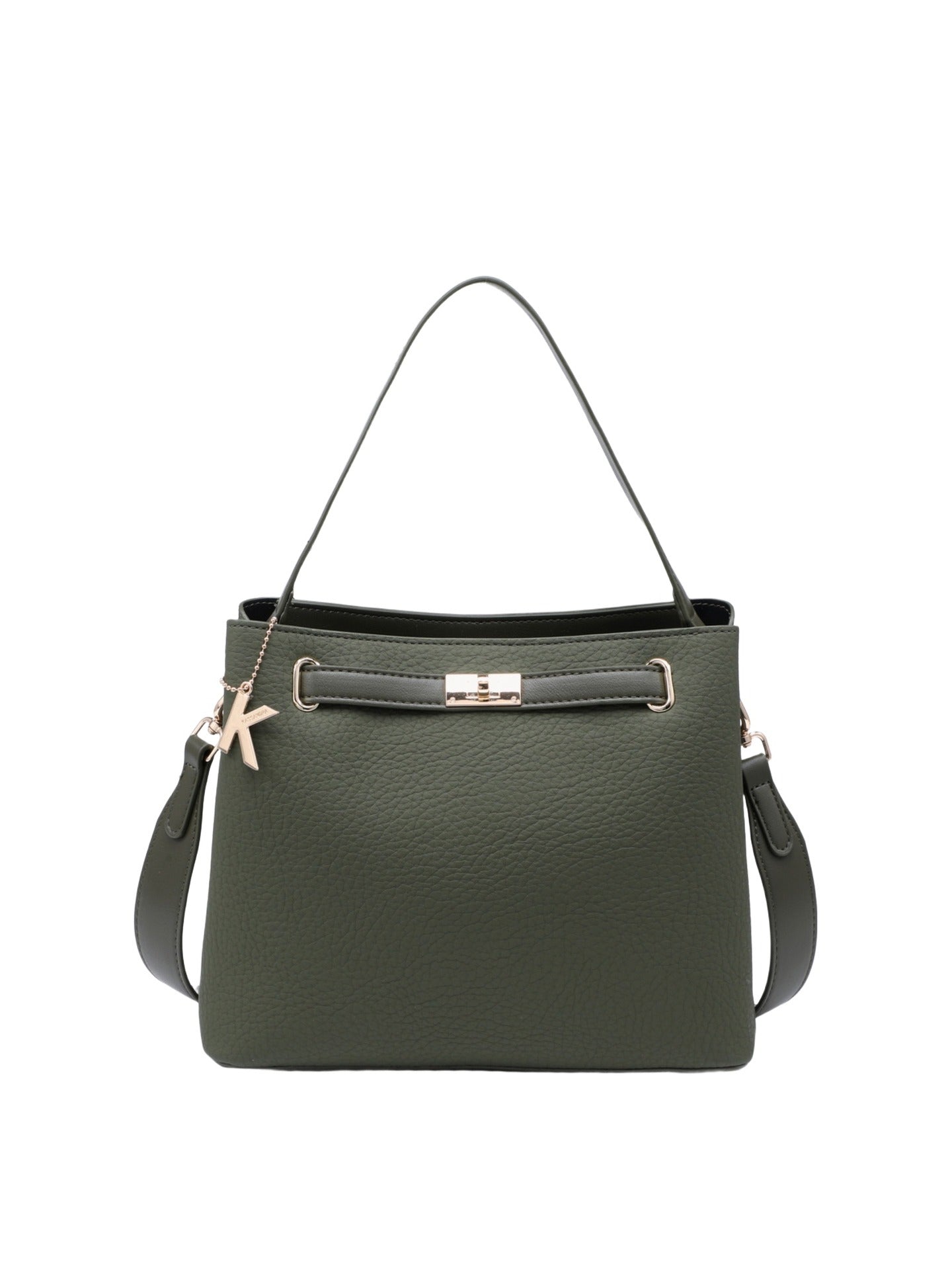 Borsa a Mano in Poliestere 100% Verde